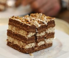 slice of cake on plate